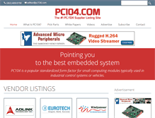 Tablet Screenshot of pc104.com