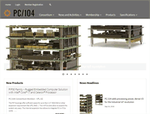 Tablet Screenshot of pc104.org